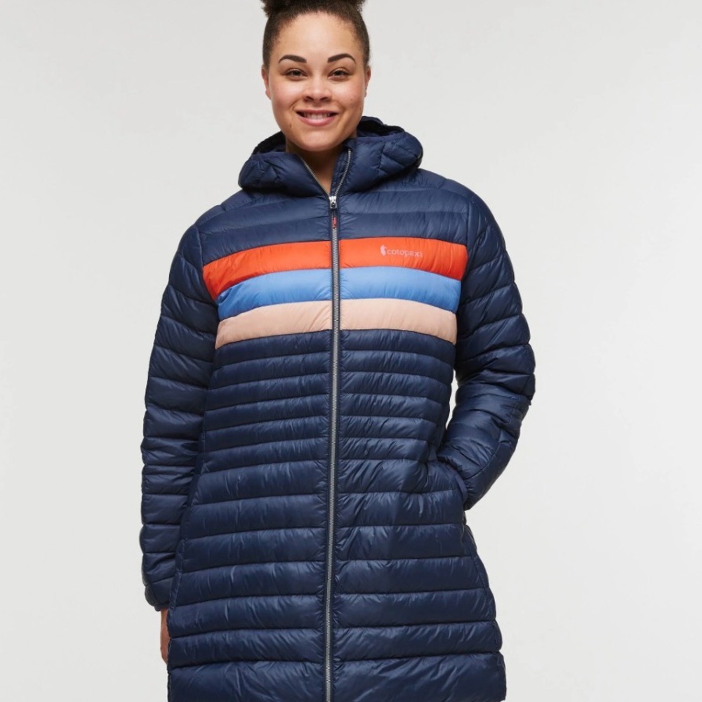 Cotopaxi Fuego Down Parka “Ink Stripes” Womens 4X NWT - Picture 3 of 6